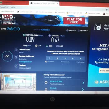 Kablo Net TÜRKSAT Download Düşük Hız