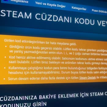 Tosla Hatalı Steam Cüzdan Kodu