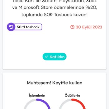 Tosla Kampanyadan Tosback Kazanamıyorum