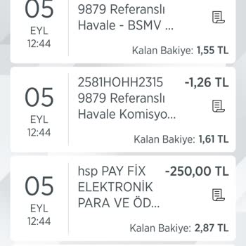 PayFix Hesaptan Param Yok