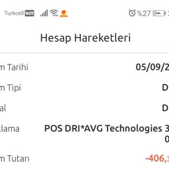 AVG Antivirüs İzinsiz Para Çekti Hesabımdan!