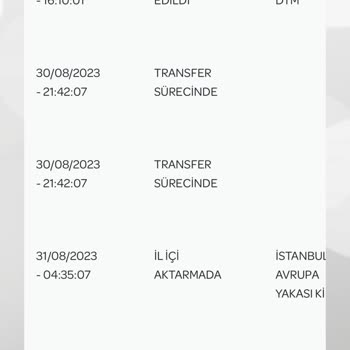 PTT Kargo İşlem Sürecindeki Hareketsizlik