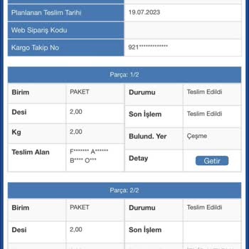 Sürat Kargo Teslim Edilmeyene Teslim Edildi Yazarak Paketimi Kaybetti