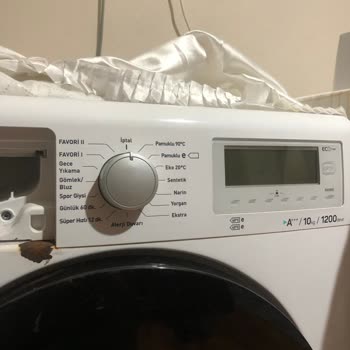 Çürüyen Regal Çamaşır Makinesi