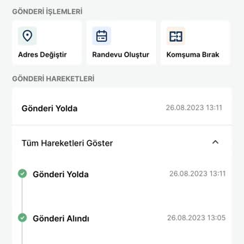 Trendyol Express Haber Alınamayan Kargo