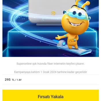 Superonline Sitesinde Güncel Aktif Olan Kampanyanın Geçerli Olmadığı