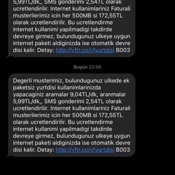 Vodafone Yurt Dışı Paketi Yanıltmacası