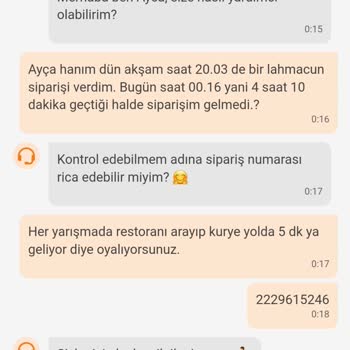 Trendyol Yemek Siparişin Gelmemesi Ve Teslim Edildi Denmesi.