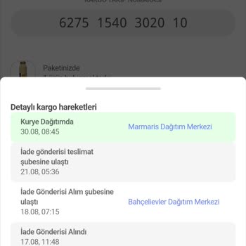 Hepsijet 1 Ay Olacak Hala İade Kargomu Teslim Etmedi