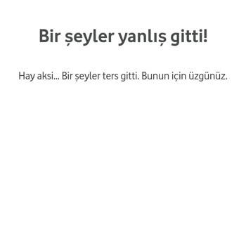 Vodafone Hediye Çarkı Çalışmıyor