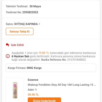 Trendyol İadem Onaylandı Ama Para Yatmadı Ürün De Gelmedi.