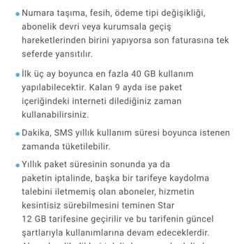 Turkcell Yıllık Dev +120 GB Yerine 40gb' Verdiler Ben Paramı İstiyorum