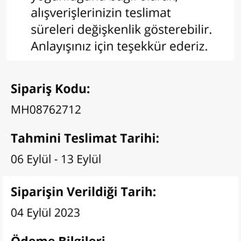 Morhipo'dan İptal Edilen Ürünler Ve Kargo Kesintisi
