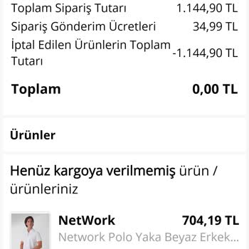 Morhipo'dan İptal Edilen Ürünler Ve Kargo Kesintisi