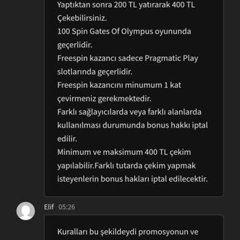 VayCasino Promosyon Kodu İle Aldığım Bonus İptal Edildi