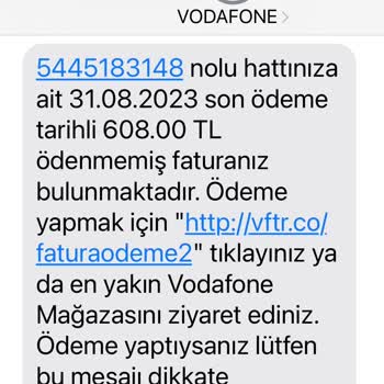 Vodafone Sana Borcum Yok, İsteyip Durma