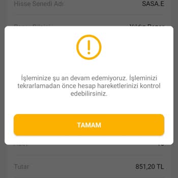 VakıfBank Yatırım Hesabının Geçici Olarak İşleme Kapalı (150) Uyarısı