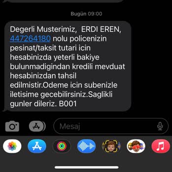 Ziraat Bankası Otomatik Sigorta Police Kesintisi