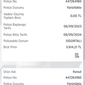 Ziraat Bankası Otomatik Sigorta Police Kesintisi