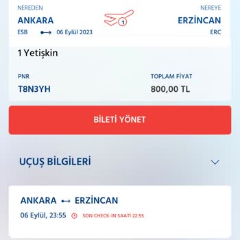 Anadolu Jet Bilet Değişim İade Yok Ve Üzerine Geri Bildirime Dönüş Yok