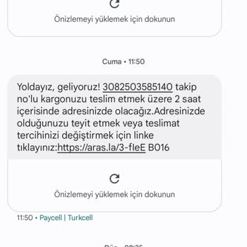 Aras Kargo Şirketi Personel Hatası Olmasına Rağmen Beni Mağdur Ediyor