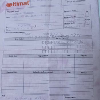 İtimat Ev Aletleri İtimat Tam Boy Fırın Çalışmıyor