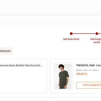Trendyol Man İadem Var