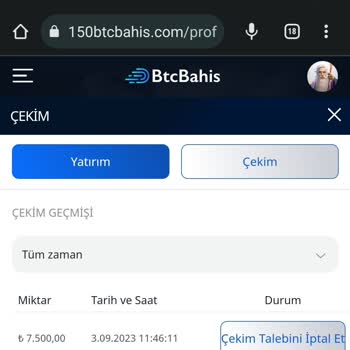 BtcBahis Çekim Talebimin Gerçekleşmemesi