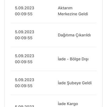 ebebek Haber Verilmeyen Kargo İadesi