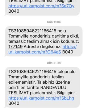 Kargoist Kargo Teslim Edilmemesi