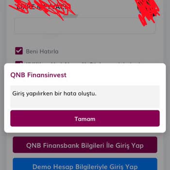 QNB Finansinvest Uygulaması Açılmıyor