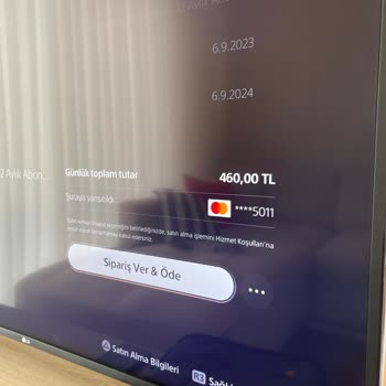 PlayStation Türkiye Play Store Plus Aboneliği Satın Alma Sorunu