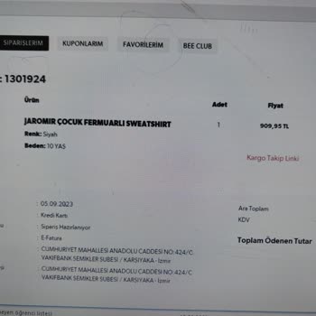 Hummel Marka Yanlış Ürün Gönderdi