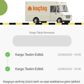 Kargom Elime Ulaşmadı Koçtaş Ve Evdemo İlgisiz