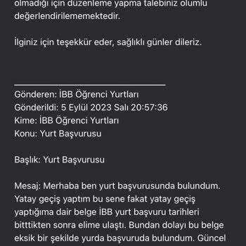 İBB Yurt Başvurusu Sorunu