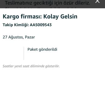 Amazon Sattığı Ürünü Göndermiyor