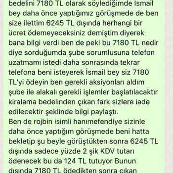 Garenta Fazla Ücret Alınması