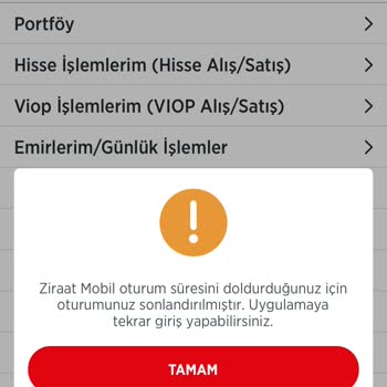 Ziraat Bankası Mobil Uygulama Sorunu