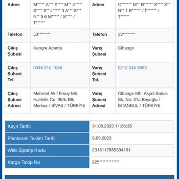 Sürat Kargo Ürünümü Şubede Bekletiyor