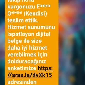 Aras Kargo Paketin Teslim Edilmemesi