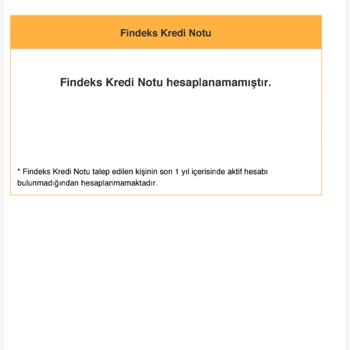 Findex Kredi Akbank & Findeks Raporu Alma