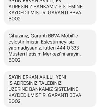 Garanti BBVA Garantiye Yeni Müşteri Olma Mağduru