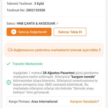 Trendyol Kayıp Kargom Var