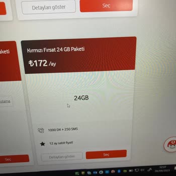 Vodafone İstediğim Tarifeye Geçirmiyor