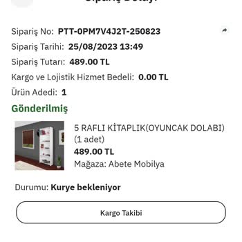 PttAVM Ürünün Kargoya Verilmemesi