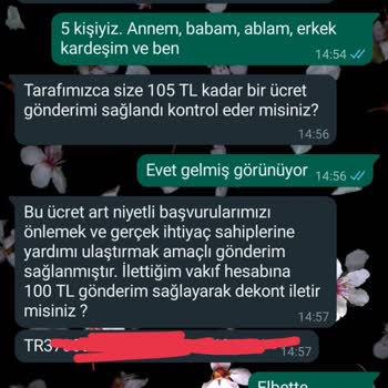 P*****a Kardelen Vakfı Burs Başvurusu Adı Altında Bilgilerimin Alınması