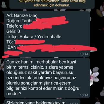 P*****a Kardelen Vakfı Burs Başvurusu Adı Altında Bilgilerimin Alınması