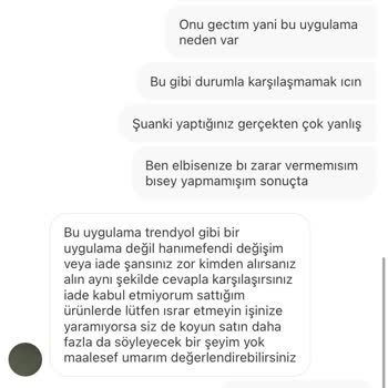 Gardrops İade Kabul Etmiyor