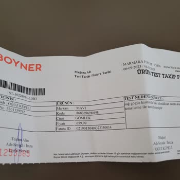 Boyner Marmara Forum Defolu Ürün
