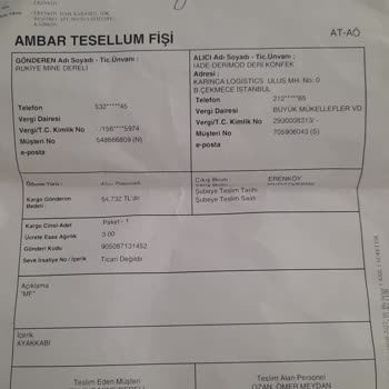 Derimod Ücret İadesinin Yapılmaması